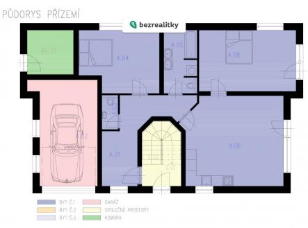 Prodej bytu, 3+kk, 82 m²