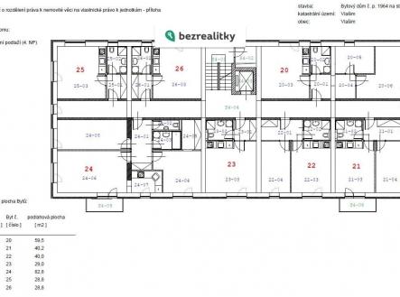 Prodej bytu, 3+kk, 60 m²