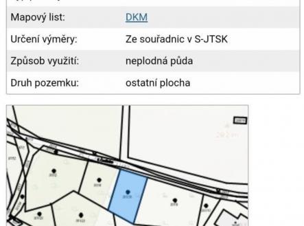 Prodej pozemku, ostatní, 499 m²