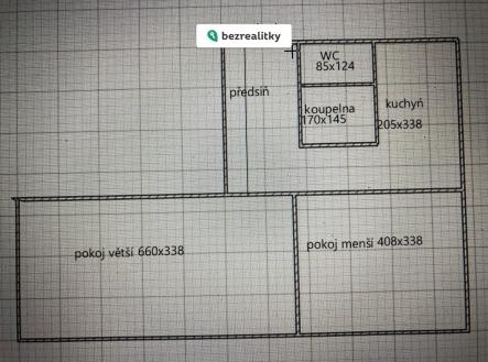 Prodej bytu, 2+1, 54 m²