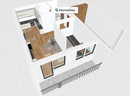 Prodej bytu, 3+1, 73 m²