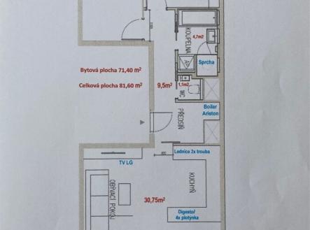 Prodej bytu, 3+kk, 78 m²