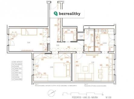 Prodej bytu, 3+kk, 80 m²