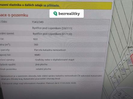 Prodej pozemku pro bydlení, 360 m²