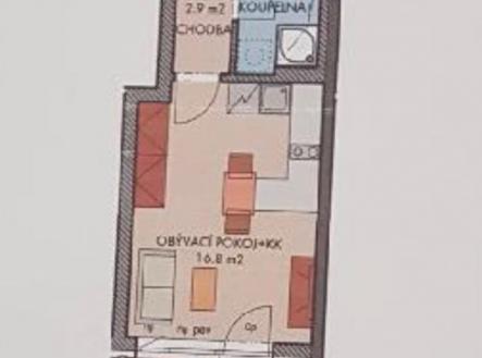 Prodej bytu, 1+kk, 25 m²