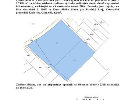 Prodej pozemku pro bydlení, 12 998 m²