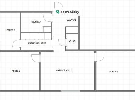 Prodej bytu, 4+kk, 66 m²