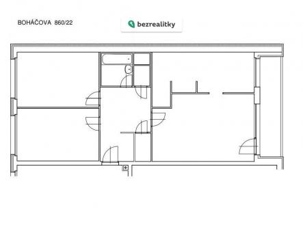Prodej bytu, 3+1, 72 m²
