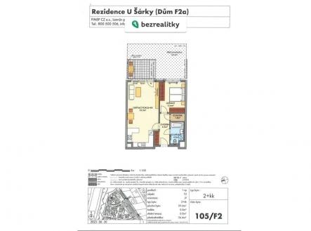Prodej bytu, 2+kk, 60 m²