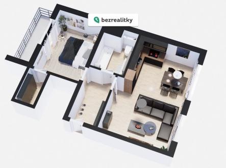 Prodej bytu, 2+kk, 78 m²