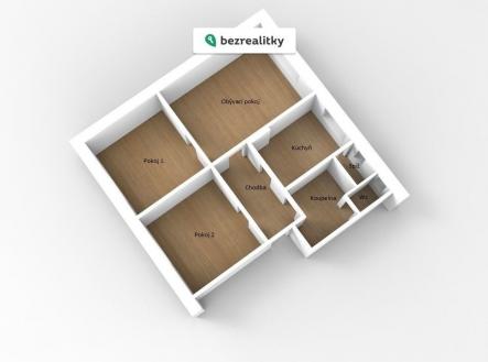 Prodej bytu, 3+1, 72 m²