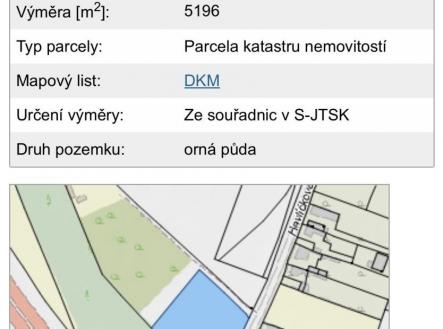 Prodej pozemku, zemědělská půda, 2 598 m²