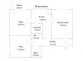 Prodej bytu, 3+1, 69 m²