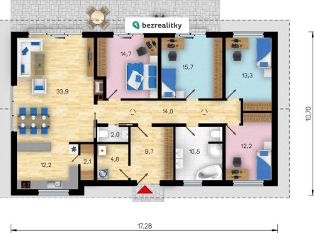 Prodej domu 147 m², pozemek 1.000 m²