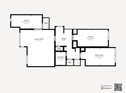 Prodej bytu, 3+1, 76 m²
