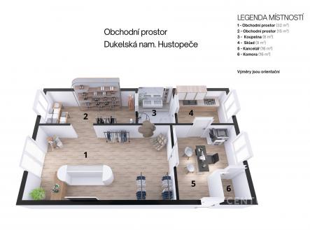 Prodej obchodní prostory, 81 m²