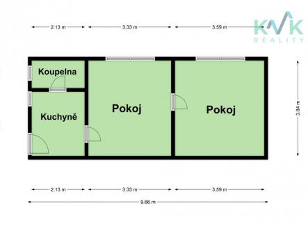 Prodej bytu, 2+1, 38 m²