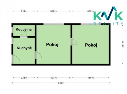 Prodej bytu, 2+1, 38 m²