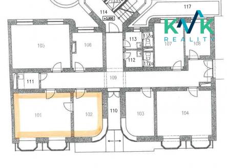 Pronájem kanceláře, 34 m²