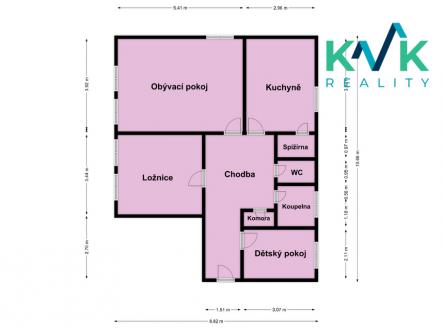 Prodej bytu, 3+1, 104 m²