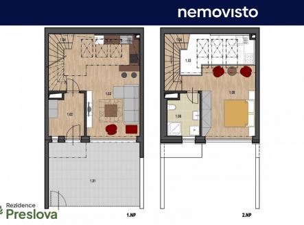 Prodej bytu, 2+kk, 93 m²