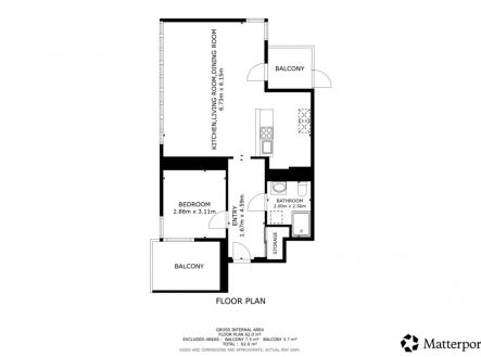 Prodej bytu, 2+kk, 58 m²
