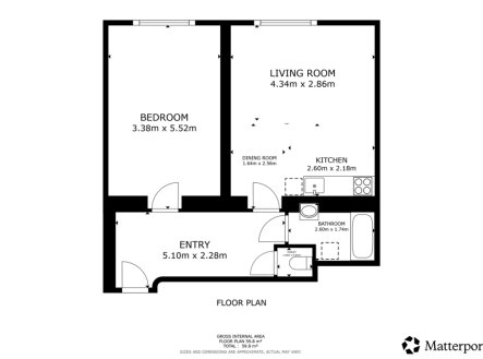 Prodej bytu, 2+kk, 53 m²