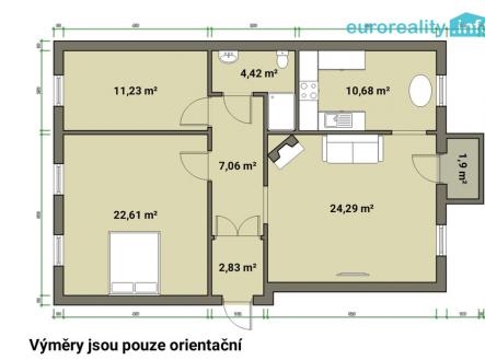 Prodej bytu, 3+1, 85 m²