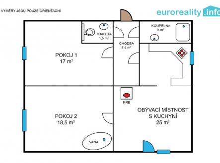 Prodej bytu, 3+kk, 95 m²