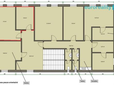 Pronájem kanceláře, 27 m²