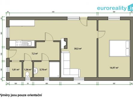 Prodej domu/vily, 62 m²