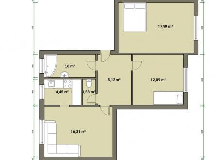 Prodej bytu, 3+1, 67 m²