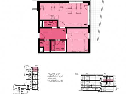 Prodej bytu, 2+kk, 60 m²
