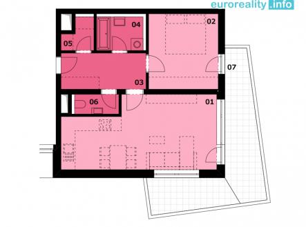 Prodej bytu, 2+kk, 60 m²