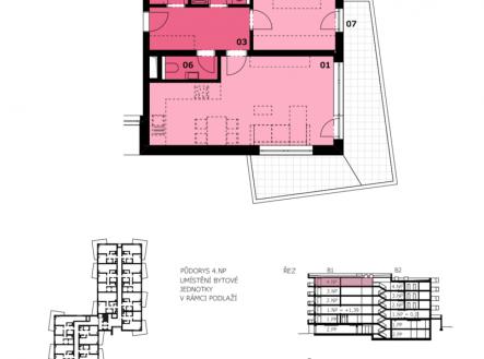 Prodej bytu, 2+kk, 60 m²