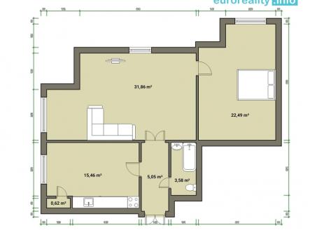 Prodej bytu, 2+1, 79 m²