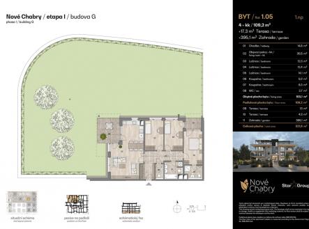 Prodej bytu, 4+kk, 109 m²