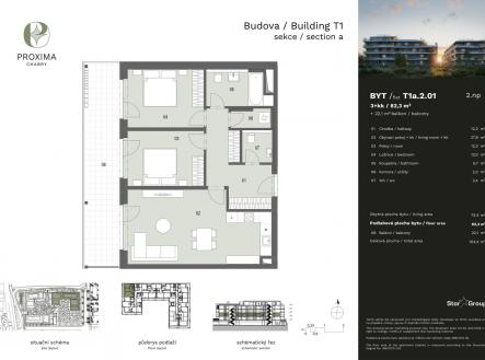 Prodej bytu, 3+kk, 82 m²