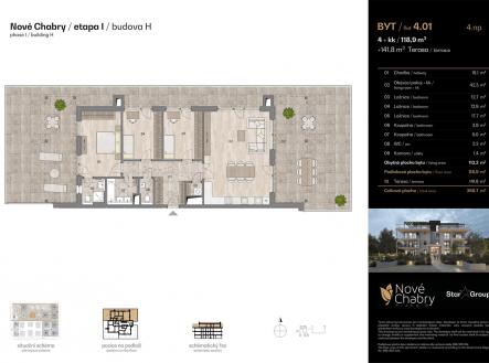 Prodej bytu, 4+kk, 118 m²