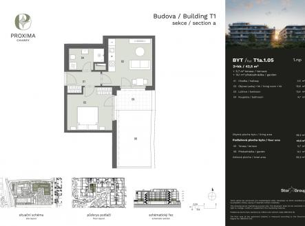 Prodej bytu, 2+kk, 42 m²