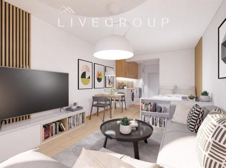 Pronájem bytu, 1+kk, 32 m²