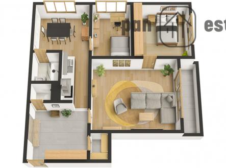 Prodej bytu, 3+1, 90 m²