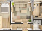 Prodej bytu, 2+1, 50 m²
