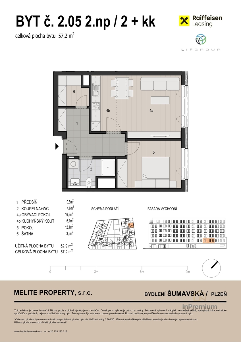 Katalogový list bytu