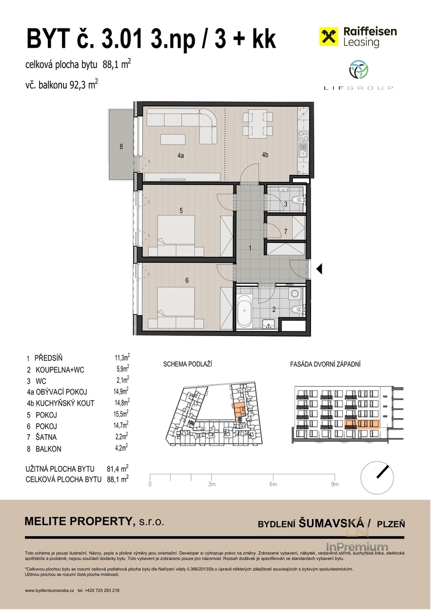 Katalogový list bytu