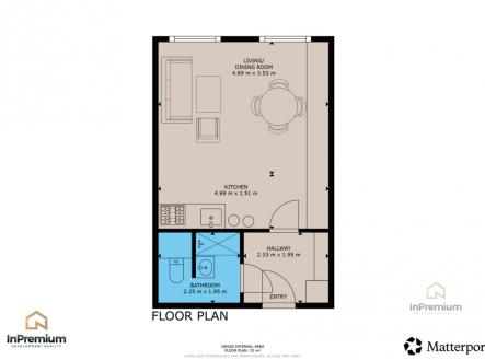 Prodej bytu, 1+kk, 33 m²