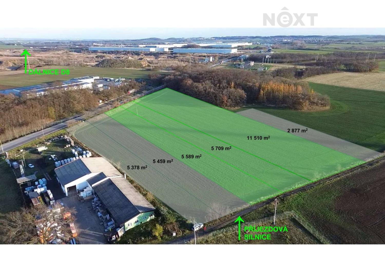 Prodej pozemek Komerční, 22806㎡