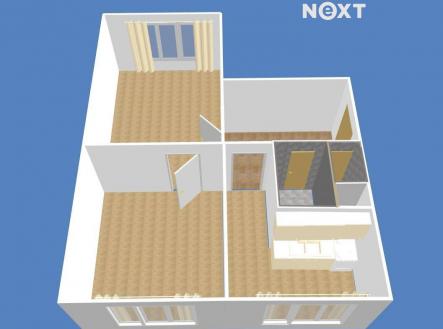 Prodej bytu, 2+1, 60 m²