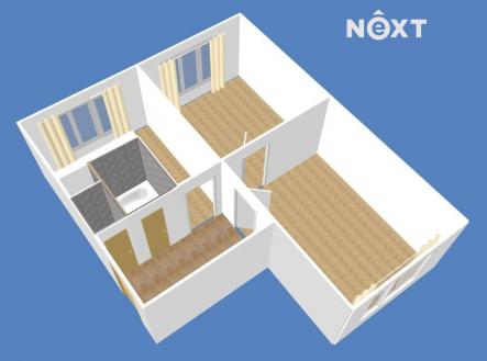 Prodej bytu, 2+1, 60 m²