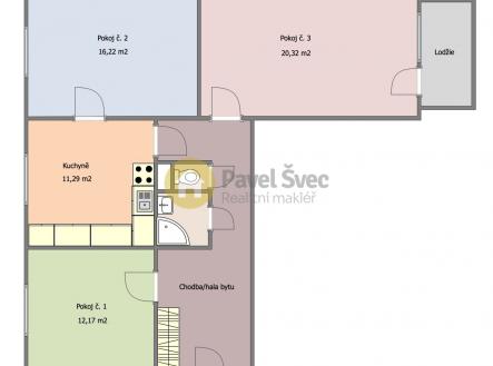 Prodej bytu, 3+1, 83 m²